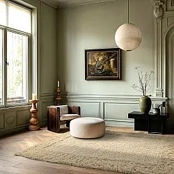 Hochflorteppiche - Melilla Hand Woven Wool Shaggy (natur)