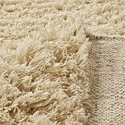 Hochflorteppiche - Melilla Hand Woven Wool Shaggy (natur)