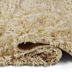 Hochflorteppiche - Melilla Hand Woven Wool Shaggy (natur)