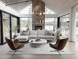 Hochflorteppiche - Wendy (hellgrau)