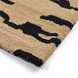 Hochflorteppiche - Zebra Tufted Wool Premium (beige/schwarz)
