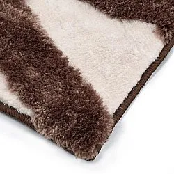 Hochflorteppiche - Akaba (braun/hellrosa)