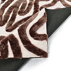 Hochflorteppiche - Akaba (braun/hellrosa)