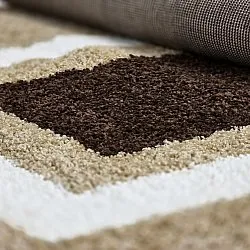 Hochflorteppiche - Alsace (beige/weiß/braun)