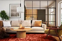 Hochflorteppiche - Aranga Super Soft Fur (rot)