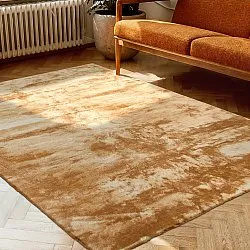 Hochflorteppiche - Aranga Super Soft Fur (hellorange)