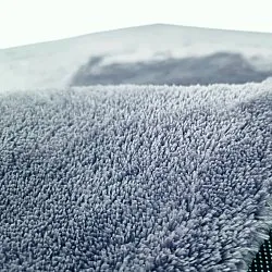 Tapis à poils longs - Aranga Super Soft Fur (bleu acier)