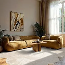 Welligem Hochflorteppich - Aranga Super Soft Fur (beige)