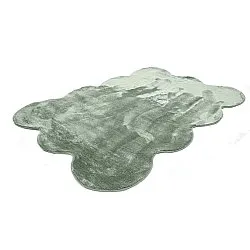 Welligem Hochflorteppich - Aranga Super Soft Fur (grün)