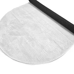 Ovaler Hochflorteppich - Aranga Super Soft Fur (weiß)