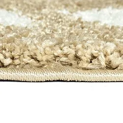 Hochflorteppiche - Asilah (beige/weiß)