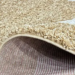 Hochflorteppiche - Asilah (beige/weiß)