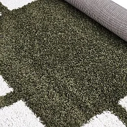 Hochflorteppiche - Asilah (grün/weiß)