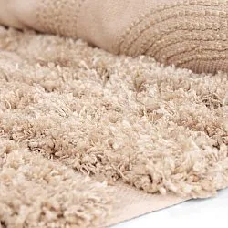 Hochflorteppiche - Cazorla Natural Cotton Shaggy (beige)