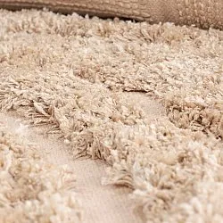 Hochflorteppiche - Cazorla Natural Cotton Shaggy (beige)