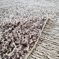 Tapis à poils longs - Celina Natural Cotton Shaggy (beige/marron)