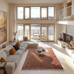 Hochflorteppiche - Celina Natural Cotton Shaggy (rot)