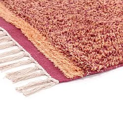 Hochflorteppiche - Celina Natural Cotton Shaggy (rot)