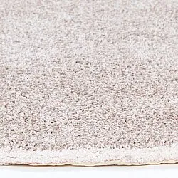 Tapis rond - Celina Natural Cotton Shaggy (taupe/lavande)