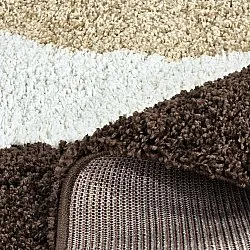 Hochflorteppiche - Chiniot (braun/beige/weiß)