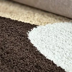 Hochflorteppiche - Chiniot (braun/beige/weiß)