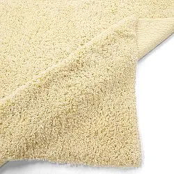 Tapis shaggy - Combarro Solid Cotton Shaggy (jaune clair)