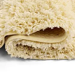 Tapis shaggy - Combarro Solid Cotton Shaggy (jaune clair)