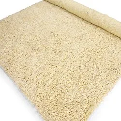 Tapis shaggy - Combarro Solid Cotton Shaggy (jaune clair)