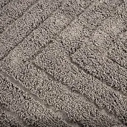 Runde Teppiche - Conara Natural Cotton Shaggy (taupe)