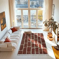 Hochflorteppiche - Cyrus Natural Cotton Shaggy (braun)