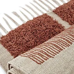 Hochflorteppiche - Cyrus Natural Cotton Shaggy (braun)