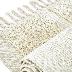 Hochflorteppiche - Cyrus Natural Cotton Shaggy (cremefarben)