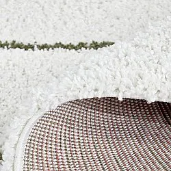 Hochflorteppiche - Eze (weiß/grün)