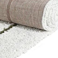 Hochflorteppiche - Eze (weiß/grün)