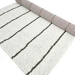 Hochflorteppiche - Eze (weiß/grün)