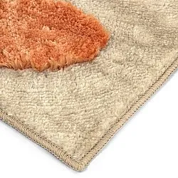 Hochflorteppiche - Fergana (creme/orange)