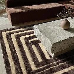 Hochflorteppiche - Karbala (beige/braun)