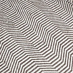 Wollteppich - Larkana (braun/weiß)