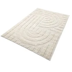 Hochflorteppiche - Naha (cremefarben)