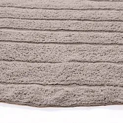 Rund Teppich - Rani Natural Cotton Shaggy (taupe)