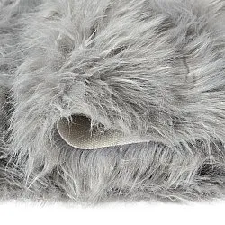 Hochflorteppiche - Sohar (hellgrau)