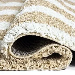 Hochflorteppiche - Tamri (beige/weiß)