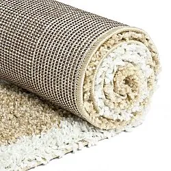 Hochflorteppiche - Tamri (beige/weiß)