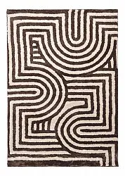 Hochflorteppiche - Volos (creme/braun)