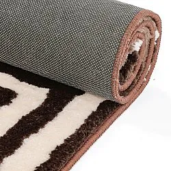 Tapis shaggy - Volos (crème/marron)