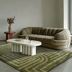 Tapis shaggy - Volos (vert)