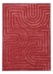 Hochflorteppiche - Volos (rot/rosa)