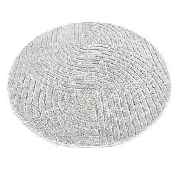 Runde Teppiche - Wendy (hellgrau)