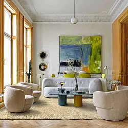 Hochflorteppiche - Zoe (creme)