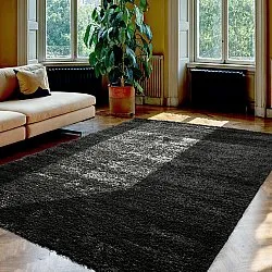 Hochflorteppiche - Zoe (schwarz)